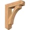 Ekena Millwork Legacy Arts and Crafts Smooth Bracket w/ Offset Brace, Western Red Cedar, 7 1/2"W x 30"D x 34"H BKT0806X30X34LEC03SWR - alternate 1
